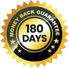 Selo de garantia de 180 dias